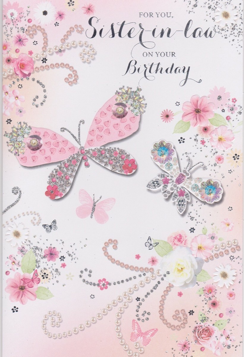 Special Mum Birthday Card Art Deco Style Prelude 9 X 6 Inches Zz20