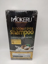 MOKERU 500ML Permanent Hair Dye Color Shampoo Coconut DYE Light Brown 01