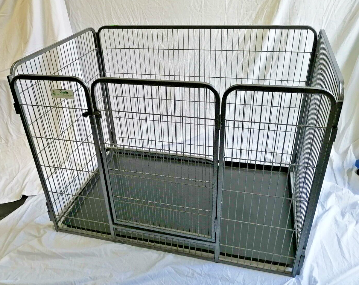 Crufts Freedom Play Pen For Large Dog Complete with Base eBay UK