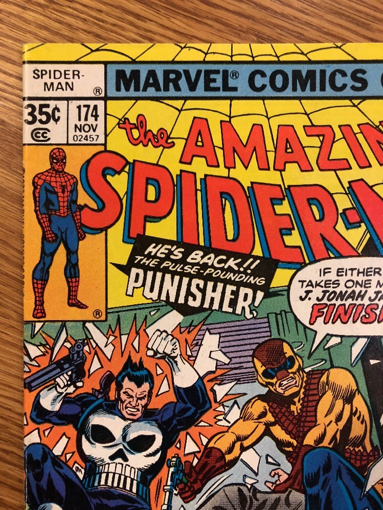 Amazing Spider-Man 174 Marvel 1977 Punisher Hulk Daredevil Iron