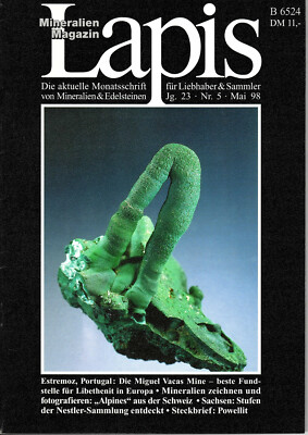 Lapis Magazin 05/1998 Estremoz Portugal, Nester-Sammlung, POWELLIT
