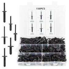 150pcs Blind Rivets Pins Trim Fastener Clips Bumper for Jeep Chrylser 6500911