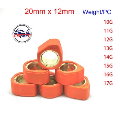 20x12 Racing Polydon Variator Roller for Benelli MBK Yamaha Aerox 155 Nmax Zuma