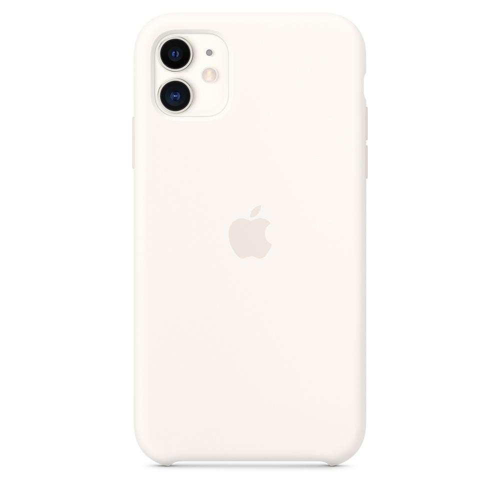 Genuine / Original Apple Silicone Case for iPhone 11 - White