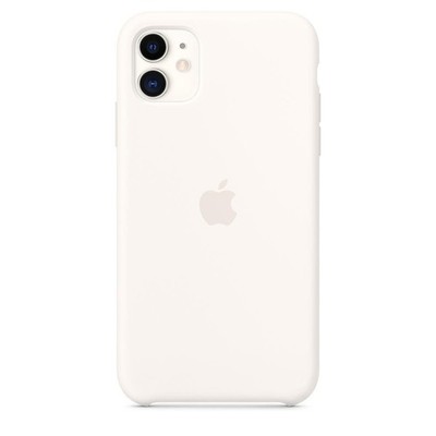 Original / Original Apple Silikon Case für iPhone 11 - Weiß - MWVX2ZM/A