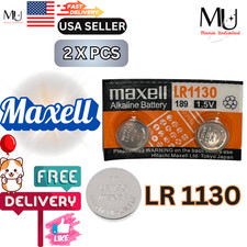 2 PCS Maxell Fresh Stock LR1130 AG10 189 389 LR54 1.5V MADE IN JAPAN EXP 2031 