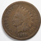 1878 Indian Head Penny Good (G)- Exact Shown