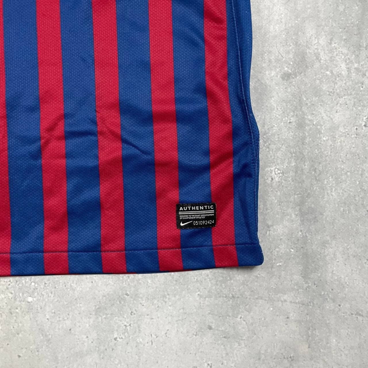 FC Barcelona 2011 2012 Home Jersey Nike Shirt Red/ Blue Size S thumbnail 9