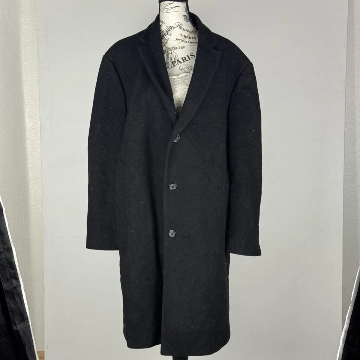 Black Tailored Vintage Outerwear Coats & Jackets for Men for sale