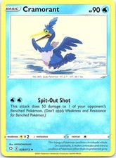 Cramorant Shining Fates 028/072 Uncommon Pokemon Near Mint Pokemon Card