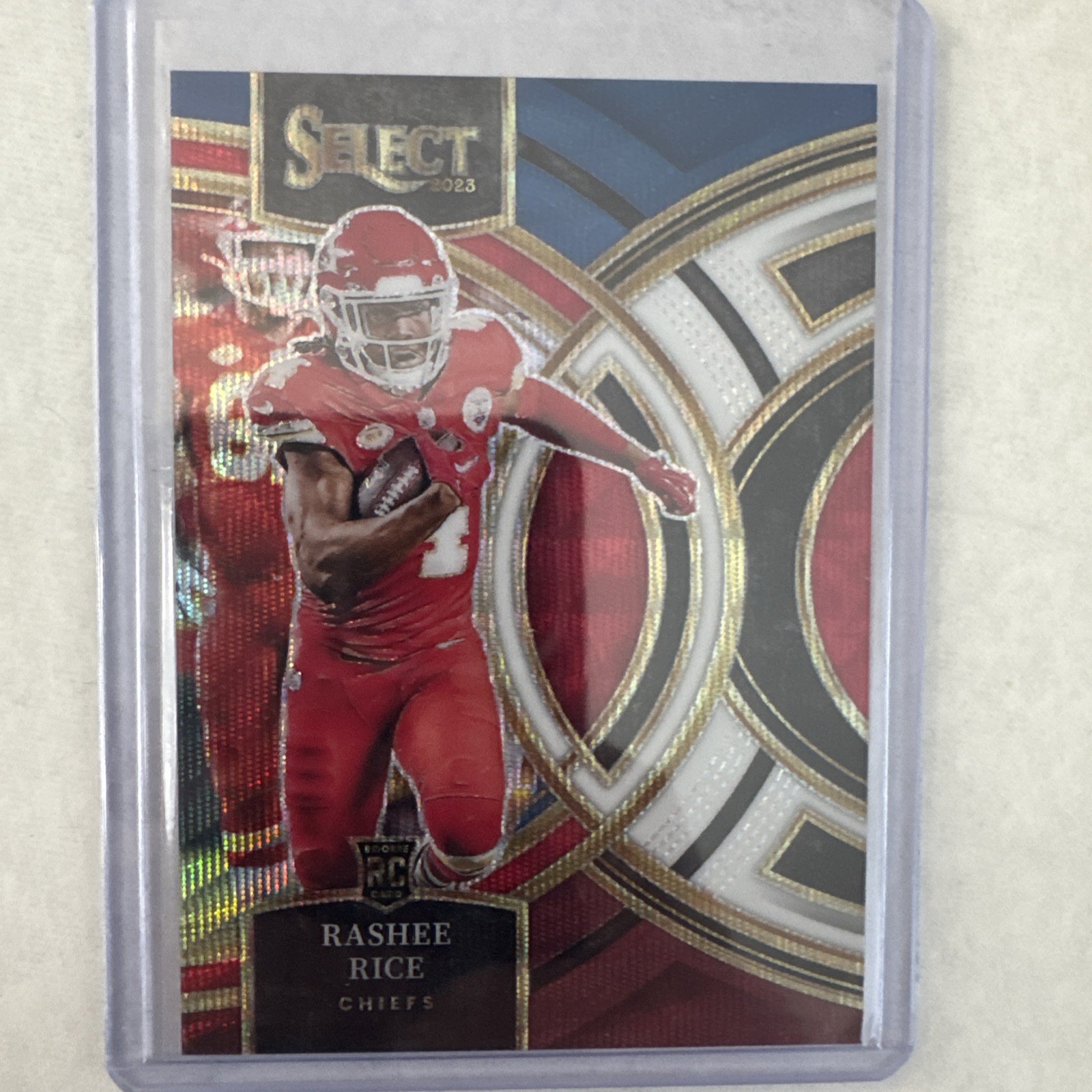 2023 Panini Select Premier Level Rashee Rice Tri-Color Prizm /225 (RC) Chiefs