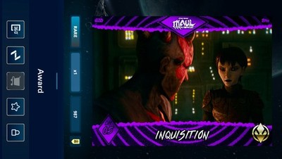 MAUL SHADOW LORD EPISODE 5 PURPLE RARE 5 CARD SET + AWARD TOPPS STAR WARS TRADER