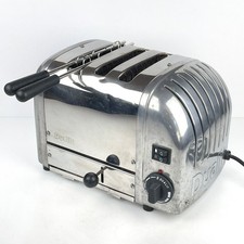 Dualit 3 Slot Combi Toaster 2+1 Stainless Steel Inc Sandwich Cage Fully Working
