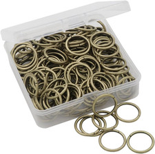 100Pcs Open Jump Rings 20Mm Bronze Jewelry Connectors for Jewelry Findings Makin