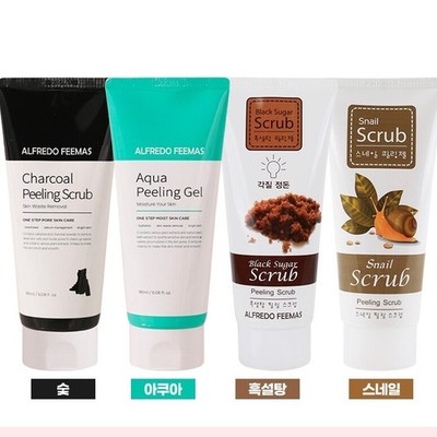 ALFREDO FEEMAS Pure Peeling Gel 180ml Charcoal Aqua Sugar Soft Peeling Gel NEU