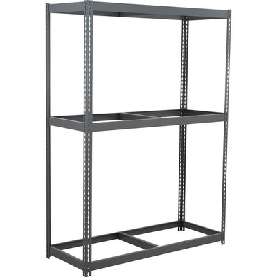 Wide Span Rack With 3 Shelves No Deck 1200 Lb Capacity Per Level 60''W x 48''D x