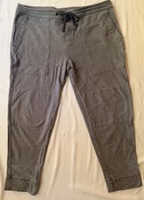 James Perse Standard Men's Sweatpants Size 5 XXL Gray Jogger Drawstring MXM1168