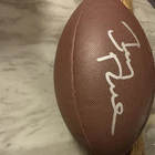 Jerry Rice Football Autographed Original Ball Player Hologram