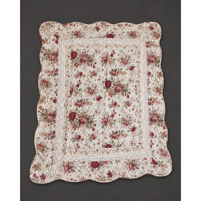 Greenland Home Fashions ''Antique Rose'' quilt 90x90 also have throw if interested