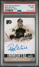Ron Hextall 2010-11 SP Authentic Immortal Inks 06/10 #INK-RH PSA 9