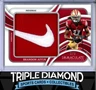 2024 Panini Immaculate Brandon Aiyuk Insignias Swoosh Patch #3/5 F49