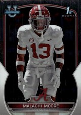 2022 Bowman University Chrome Malachi Moore #74 Alabama Crimson Tide 22J