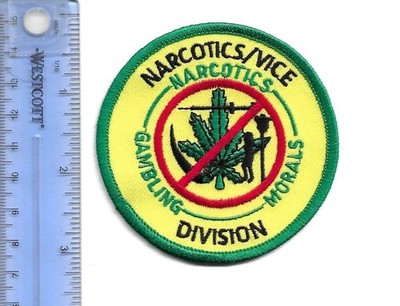 Narcotics Vice Division - Narcotics, Gambling, Morals - Patch