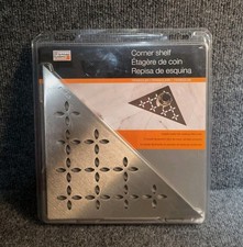 Schluter Triangular Corner Shelf Floral Stainless Steel Msrp 120