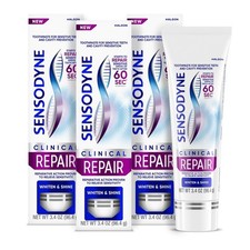 Clinical Repair Whiten Shine Toothpaste - 3.4oz/3pk-2pack