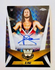 X-Pac 2025 Topps Chrome WWE Geometric Refractor Autograph Auto