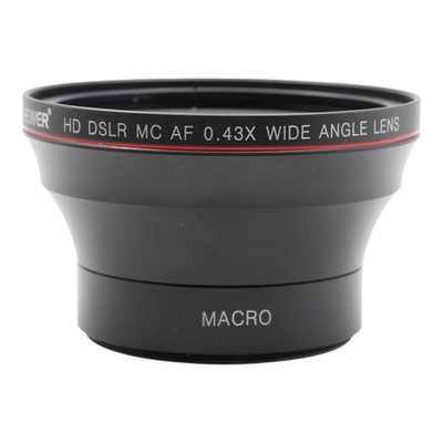 Neewer HD DSLR MC AF 0.43x Telephoto Wide Angle Vorsatz Converter Ø 58mm Gewinde