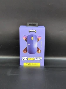 Pulsar X2 CrazyLight Mini Wireless Gaming Mouse LA Limited Edition Purple