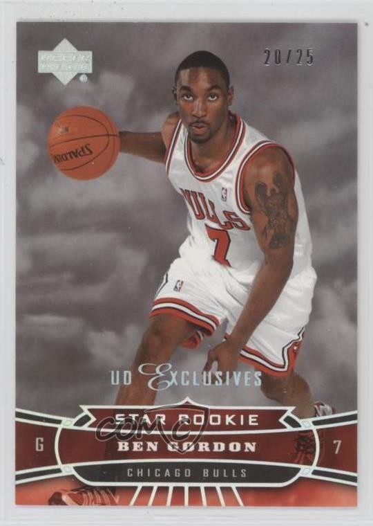 2004 Upper Deck Star Spectrum UD Exclusives 20/25 Ben Gordon #226 Rookie RC 0nr3