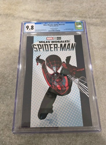 Marvel Miles Morales Spider-Man #25 Non-Sport Trading Card CGC 9.8 KRS Exclusive