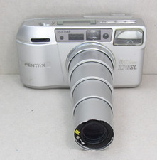 Pentax IQZoom 170SL 35mm Film Camera 38-170mm Lens Parts Repair Lens Cover Miss
