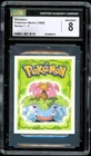 1998 Pokemon Merlin Topps Sticker #3 ~ Venusaur ~ CGC 8 NM/MINT