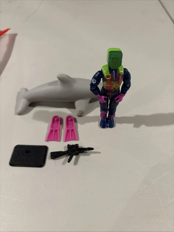 Figura Hasbro GI Joe Eco-Warriors Deep Six V3 1992 de colección 100 % completa Foto 2 de 4