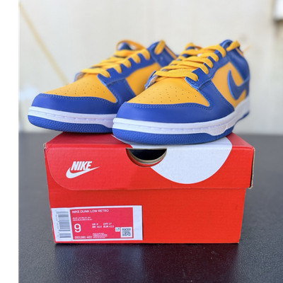 Nike Dunk Low Retro UCLA Blue Jay Yellow DD1391-402 Men's 2022 Sneaker