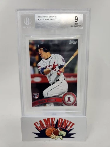 2011 Topps Update #US175 Mike Trout Rookie Los Angeles Angels RC BGS 9 BUF