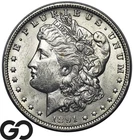 1891-O Morgan Silver Dollar Coin, Flashy Choice AU++/Unc, Better Date