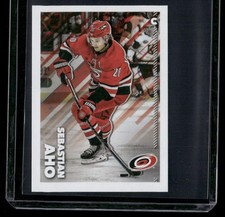 2022-23 Topps NHL Sticker Collection Sebastian Aho Carolina Hurricanes #91