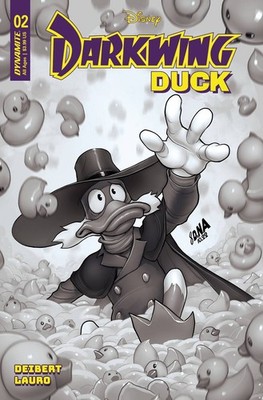 DARKWING DUCK #2 VARIANT CVR I 15 COPY INCV NAKAYAMA B&W DYNAMITE