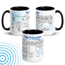 Armstrong Superheterodyne Radio Circuit - Mug 15oz  – RCA Tribute Edition