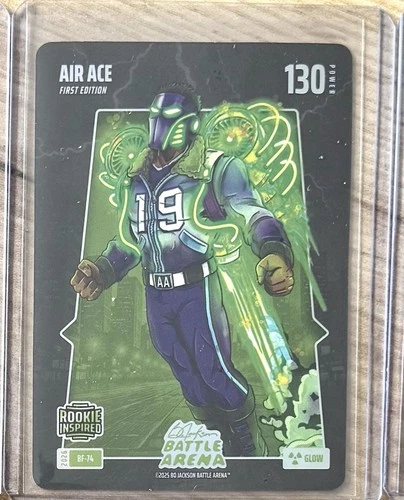 Bo Jackson Battle Arena AIR ACE Battlefoil Glow BF-74 - Ace Bailey🔥🔥