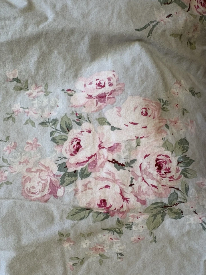 Lote de 4 fronhas Simply Shabby Chic fronhas padrão floral rosa - Imagem 3 de 4