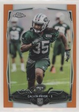 2014 Topps Chrome Retail Orange Refractor Calvin Pryor #157 fm0
