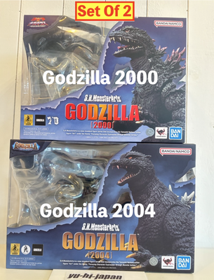 S.H.MonsterArts Godzilla 2004 Final Wars & 2000 G vs Megaguirus