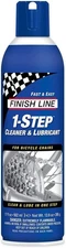 Finish Line 1-Step Bicycle Chain Cleaner and Lubricant, 17-Ounce Aerosol Spray