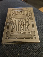 Bicycle Playing Cards: Steam Punk Silver SEALED Deck By US Playing Card Co. c3