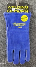 Tillman Welding Gloves XL Blue Pro Star 1080 Cowhide Heavy Duty Sewin NWT